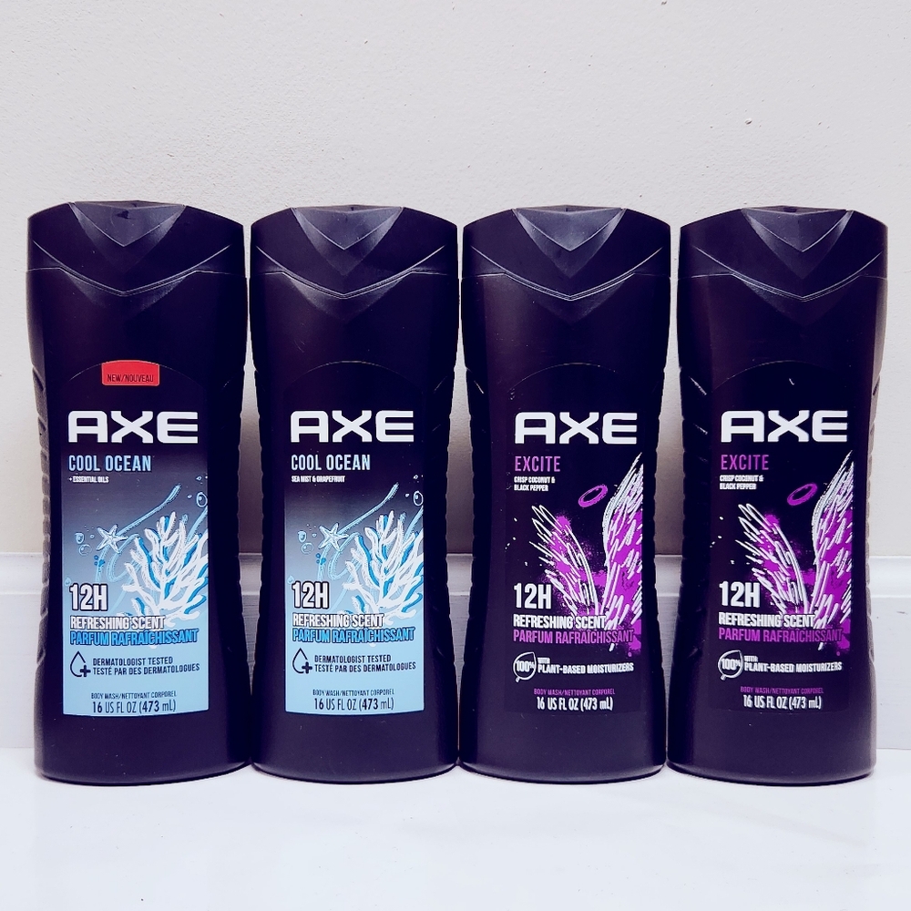 Axe Cool Ocean And Excite Body Wash Bundle